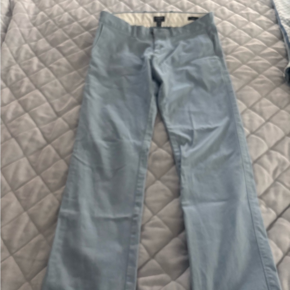 J. Crew men’s  blue gray khakis